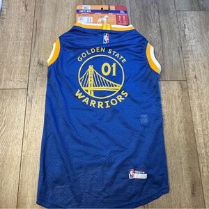 Pets First NBA Dog & Cat Mesh Jersey, Golden State Warriors, XL NWT 🐾